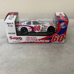 Nascar Carl Edwards Save A Lot Toy Car - Red, Blue, White